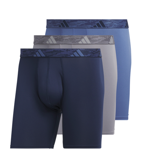 adidas Men's Microfiber 3-Pack Boxer Brief Mens Apparel Underwear