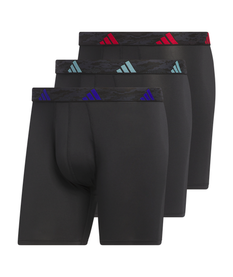 adidas Men's Microfiber 3-Pack Boxer Brief Mens Apparel Underwear
