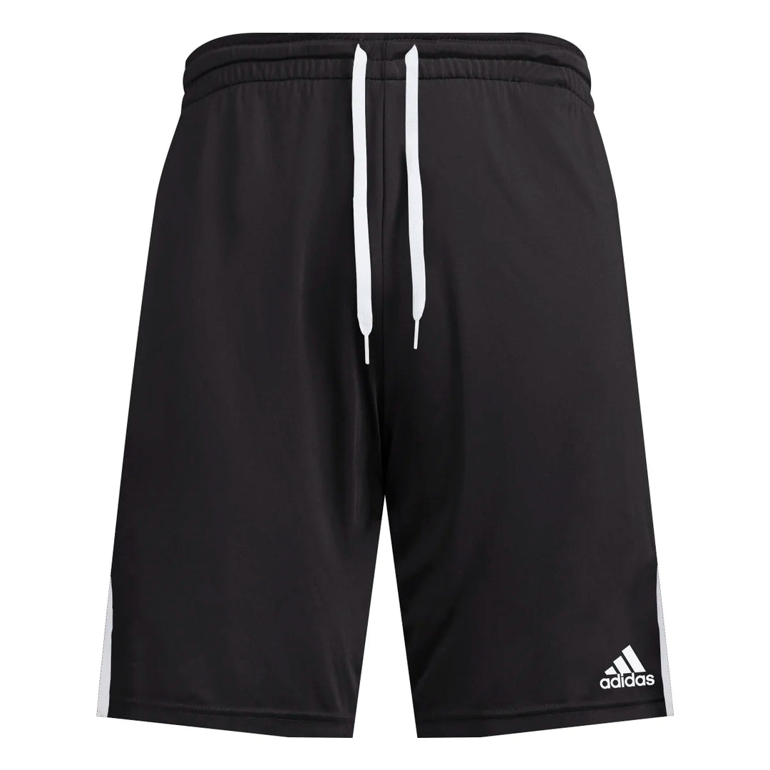 Adidas Men s Team Issue Knit Shorts Black White S