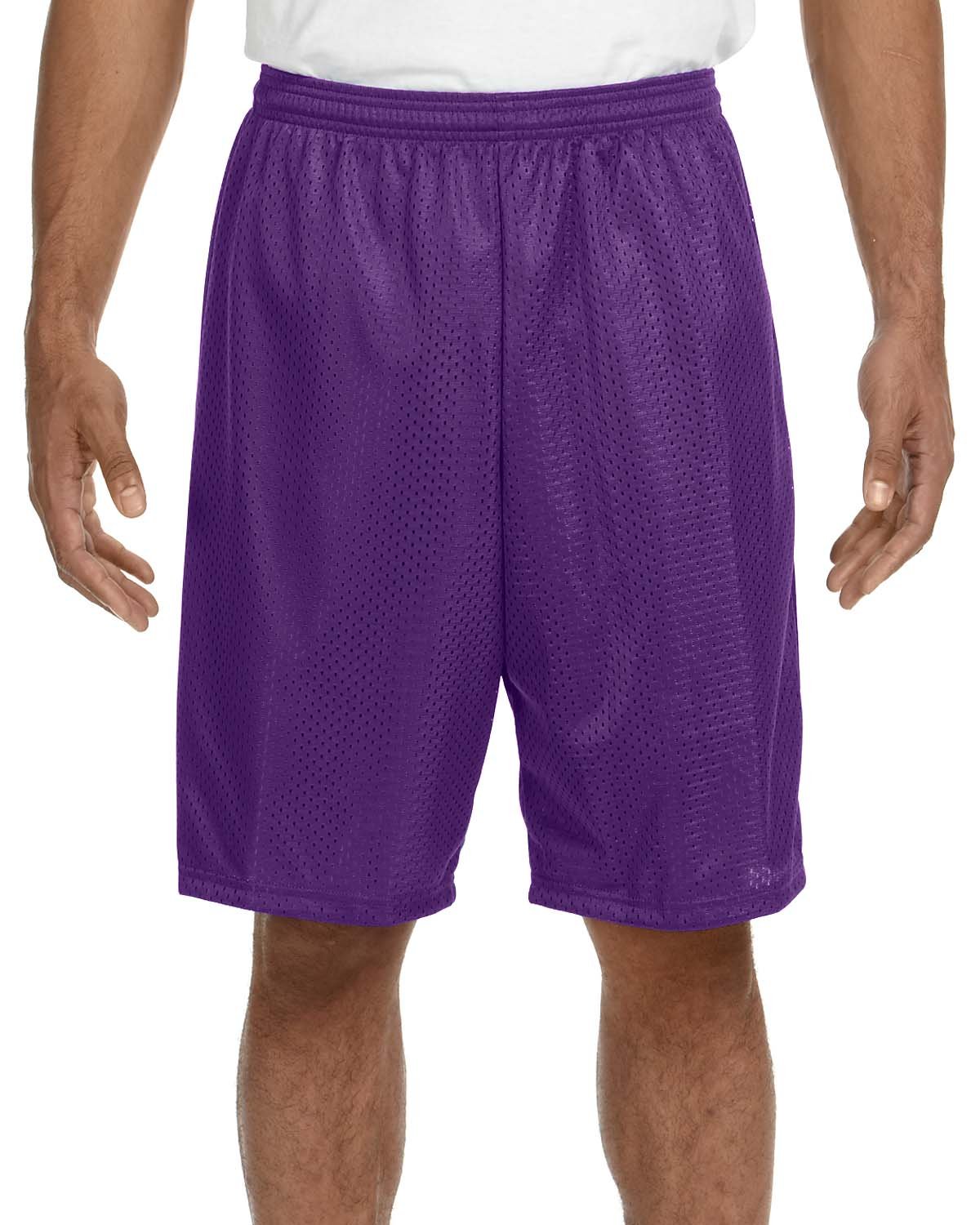 A4 Men's Sprint 9" Lined Tricot Mesh Shorts