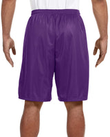 A4 Men's Sprint 9" Lined Tricot Mesh Shorts