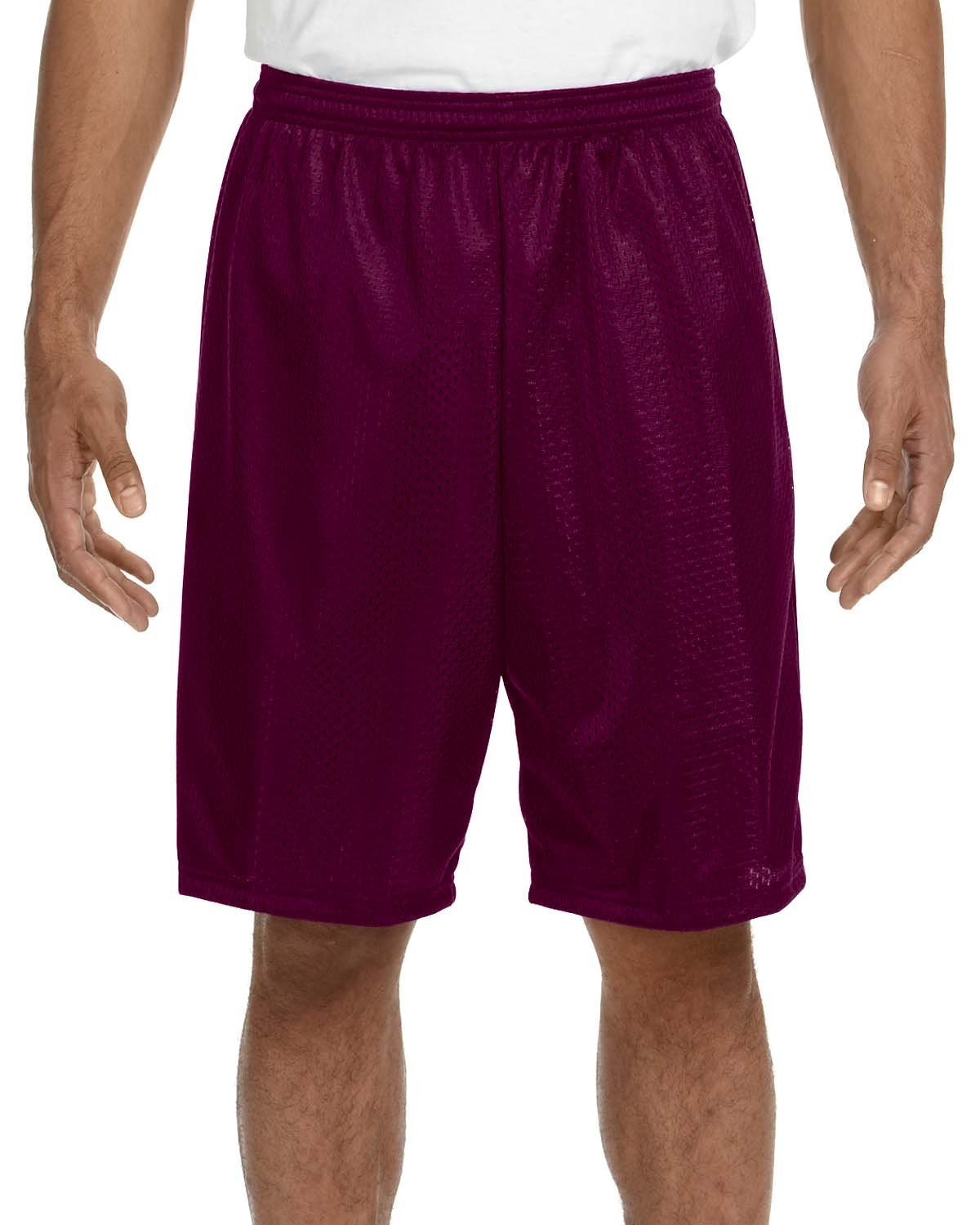 A4 Men's Sprint 9" Lined Tricot Mesh Shorts