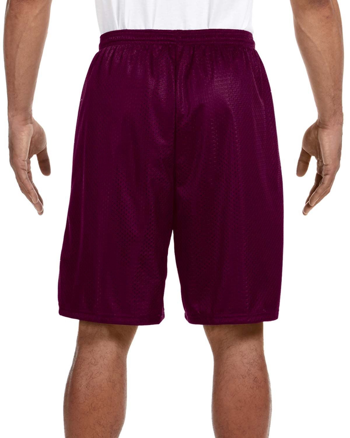 A4 Men's Sprint 9" Lined Tricot Mesh Shorts