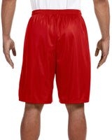 A4 Men's Sprint 9" Lined Tricot Mesh Shorts