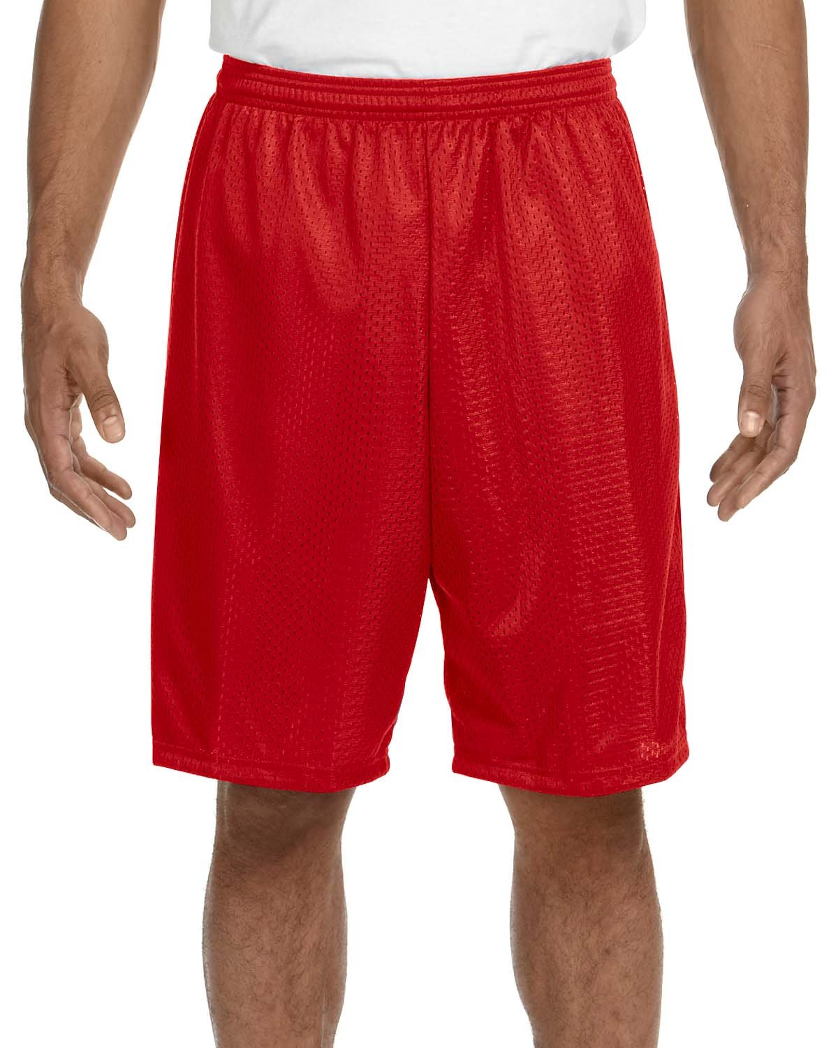 A4 Men's Sprint 9" Lined Tricot Mesh Shorts