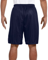 A4 Men's Sprint 9" Lined Tricot Mesh Shorts