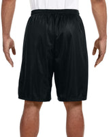 A4 Men's Sprint 9" Lined Tricot Mesh Shorts