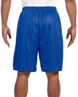 A4 Men's Sprint 9" Lined Tricot Mesh Shorts