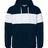 J. America Men's Varsity Fleece Colorblocked Hooded Sweatshirt Mens Apparel Sweatshirts & Fleece