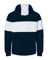 J. America Men's Varsity Fleece Colorblocked Hooded Sweatshirt Mens Apparel Sweatshirts & Fleece
