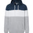 J. America Men's Varsity Fleece Colorblocked Hooded Sweatshirt Mens Apparel Sweatshirts & Fleece