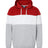 J. America Men's Varsity Fleece Colorblocked Hooded Sweatshirt Mens Apparel Sweatshirts & Fleece