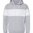 J. America Men's Varsity Fleece Colorblocked Hooded Sweatshirt Mens Apparel Sweatshirts & Fleece