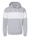 J. America Men's Varsity Fleece Colorblocked Hooded Sweatshirt Mens Apparel Sweatshirts & Fleece