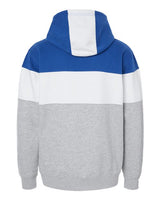 J. America Men's Varsity Fleece Colorblocked Hooded Sweatshirt Mens Apparel Sweatshirts & Fleece