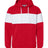 J. America Men's Varsity Fleece Colorblocked Hooded Sweatshirt Mens Apparel Sweatshirts & Fleece