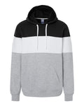 J. America Men's Varsity Fleece Colorblocked Hooded Sweatshirt Mens Apparel Sweatshirts & Fleece