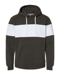 J. America Men's Varsity Fleece Colorblocked Hooded Sweatshirt Mens Apparel Sweatshirts & Fleece