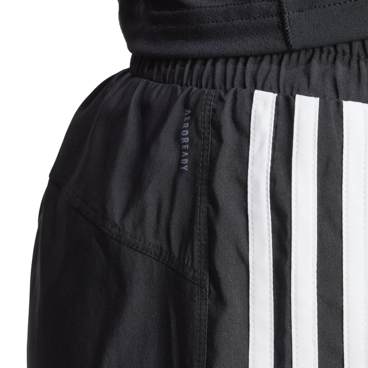 adidas Women's Pacer Training 3-Stripes High-Rise Shorts Womens Apparel Shorts