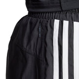 adidas Women's Pacer Training 3-Stripes High-Rise Shorts Womens Apparel Shorts