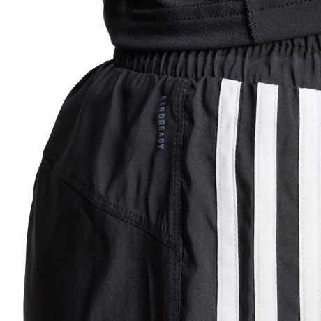 adidas Women's Pacer Training 3-Stripes High-Rise Shorts Womens Apparel Shorts