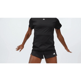 adidas Women's Pacer Training 3-Stripes High-Rise Shorts Womens Apparel Shorts