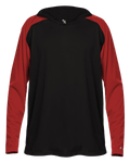 Badger Breakout Youth Hood Tee Youth Apparel Sweatshirts & Fleece