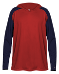 Badger Breakout Youth Hood Tee Youth Apparel Sweatshirts & Fleece