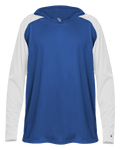 Badger Breakout Youth Hood Tee Youth Apparel Sweatshirts & Fleece