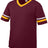 Augusta Sportswear V-Neck Jersey with Striped Sleeve Mens Apparel Shirts & Tops