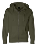 Independent Trading Co. Men's Heavyweight Full-Zip Hooded Sweatshirt Mens Apparel Sweatshirts & Fleece