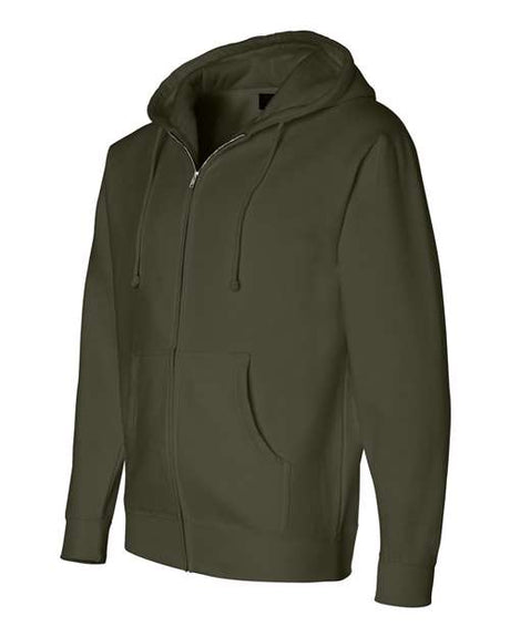 Independent Trading Co. Men's Heavyweight Full-Zip Hooded Sweatshirt Mens Apparel Sweatshirts & Fleece