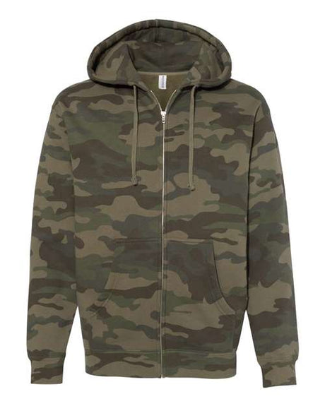 Independent Trading Co. Men's Heavyweight Full-Zip Hooded Sweatshirt Mens Apparel Sweatshirts & Fleece