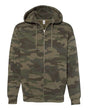 Independent Trading Co. Men's Heavyweight Full-Zip Hooded Sweatshirt Mens Apparel Sweatshirts & Fleece