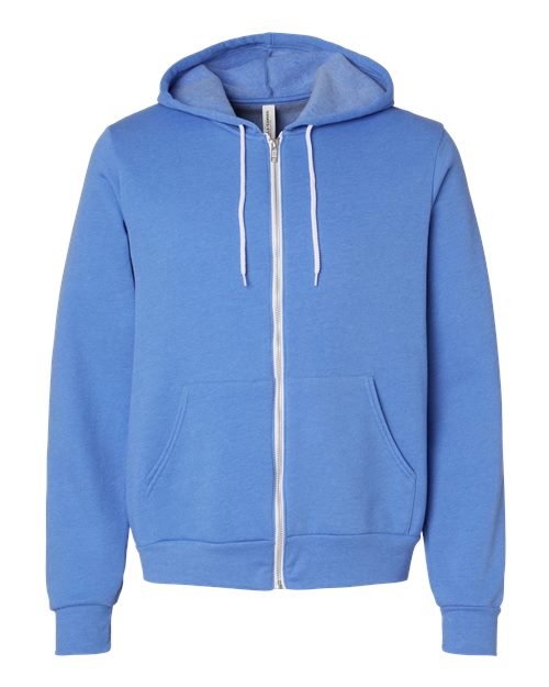 BELLA + CANVAS Men's Sponge Fleece Full-Zip Hoodie Mens Apparel Shirts & Tops