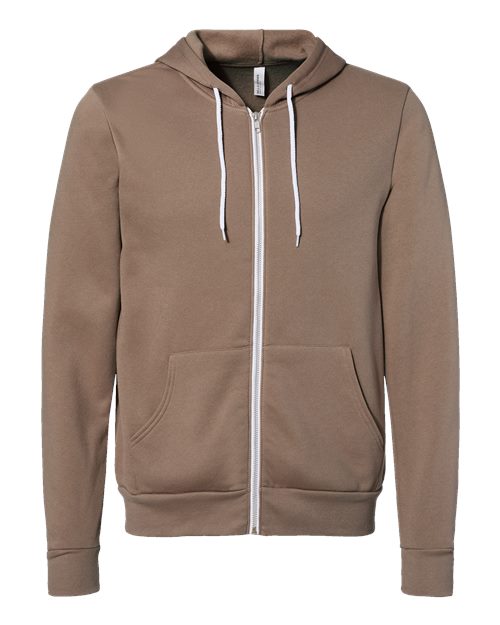 BELLA + CANVAS Men's Sponge Fleece Full-Zip Hoodie Mens Apparel Shirts & Tops