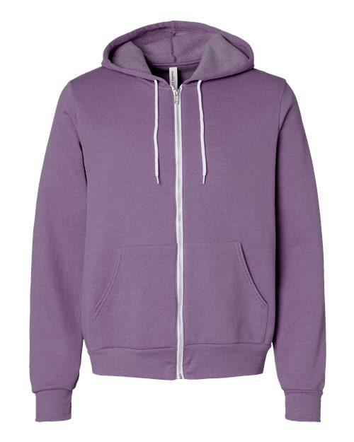 BELLA + CANVAS Men's Sponge Fleece Full-Zip Hoodie Mens Apparel Shirts & Tops