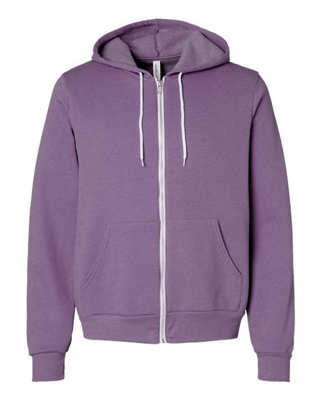BELLA + CANVAS Men's Sponge Fleece Full-Zip Hoodie Mens Apparel Shirts & Tops