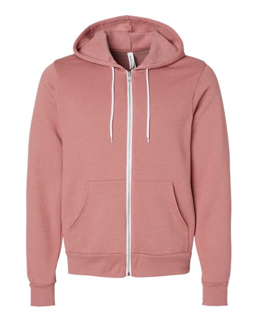 BELLA + CANVAS Men's Sponge Fleece Full-Zip Hoodie Mens Apparel Shirts & Tops
