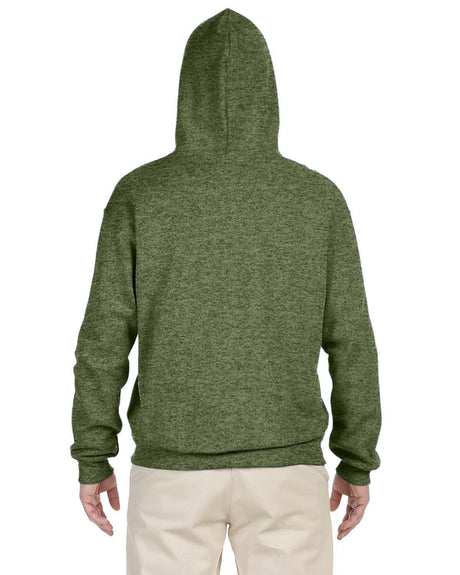 JERZEES Adult NuBlend® Fleece Pullover Hooded Sweatshirt - Plus Mens Apparel Sweatshirts & Fleece