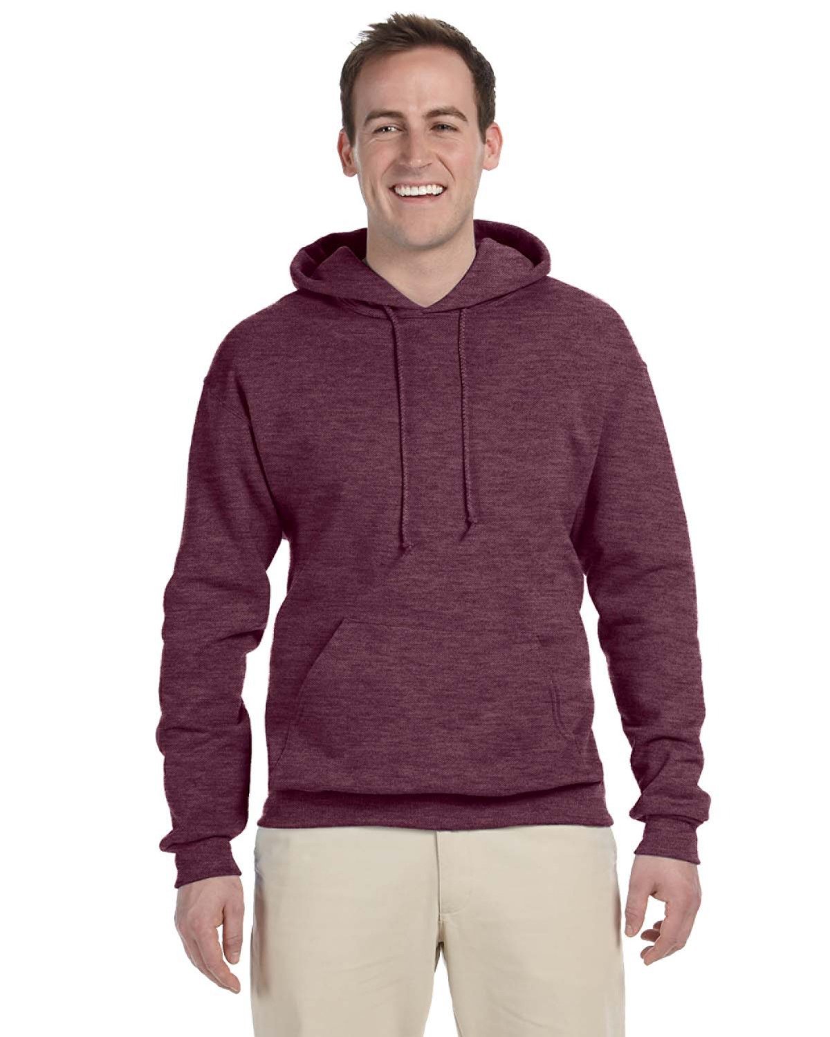 JERZEES Adult NuBlend® Fleece Pullover Hooded Sweatshirt Mens Apparel Sweatshirts & Fleece