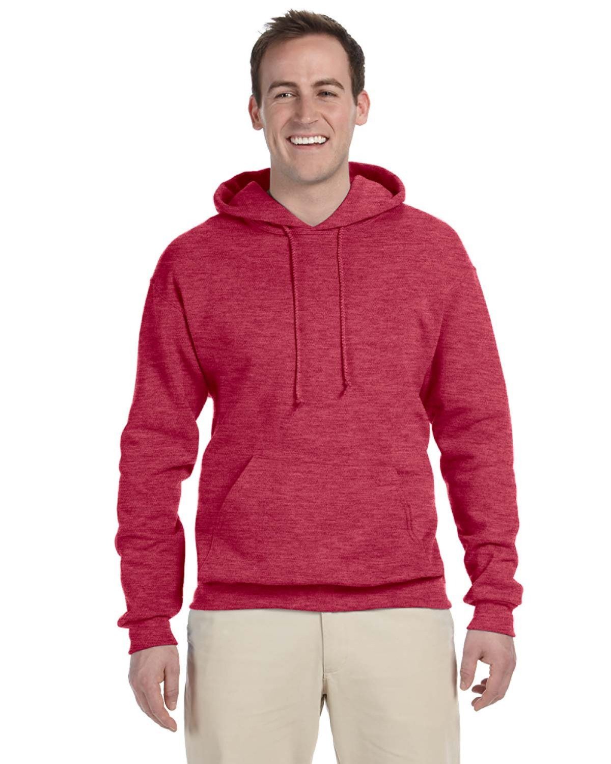 JERZEES Adult NuBlend® Fleece Pullover Hooded Sweatshirt Mens Apparel Sweatshirts & Fleece