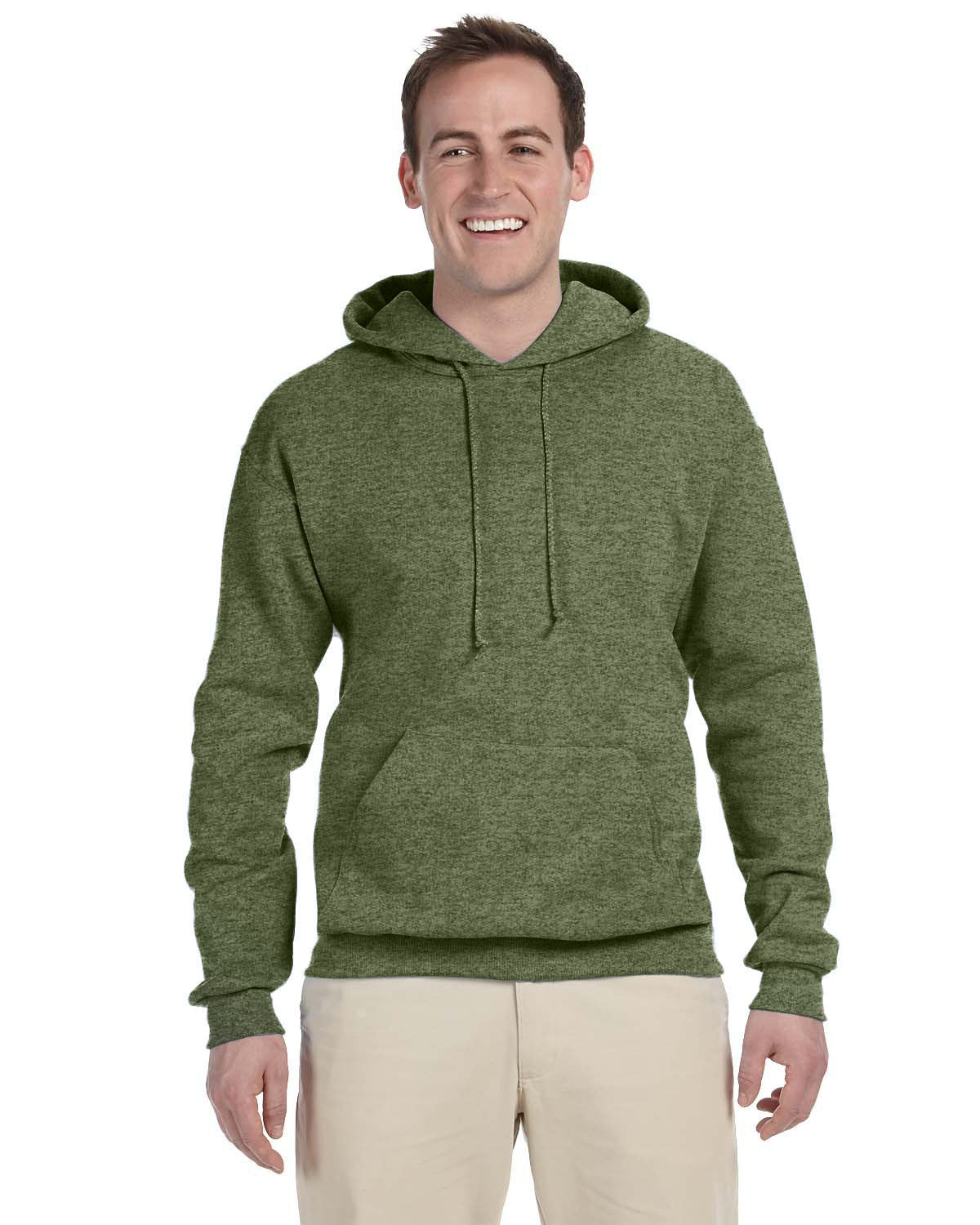 JERZEES Adult NuBlend® Fleece Pullover Hooded Sweatshirt Mens Apparel Sweatshirts & Fleece