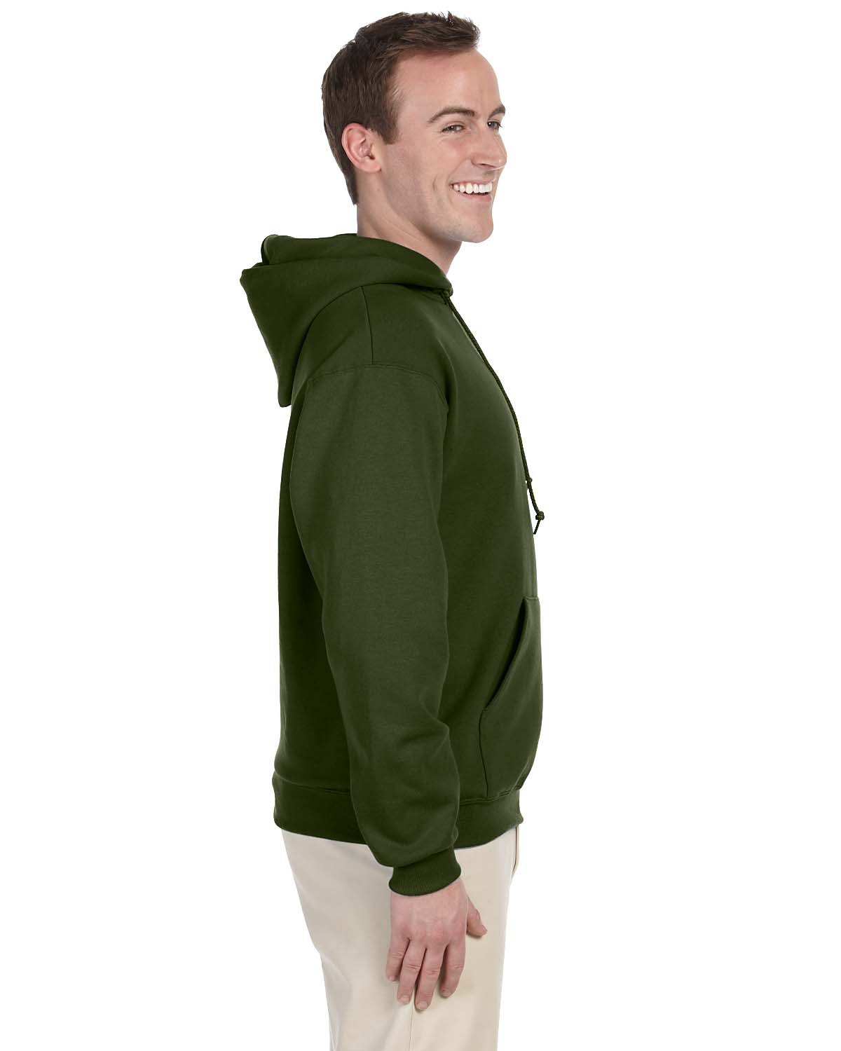 JERZEES Adult NuBlend® Fleece Pullover Hooded Sweatshirt Mens Apparel Sweatshirts & Fleece