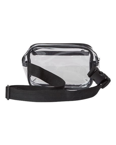 Liberty Bags Clear Stadium 2-Pocket Fanny Pack/Crossbody Bag Bags Accessories