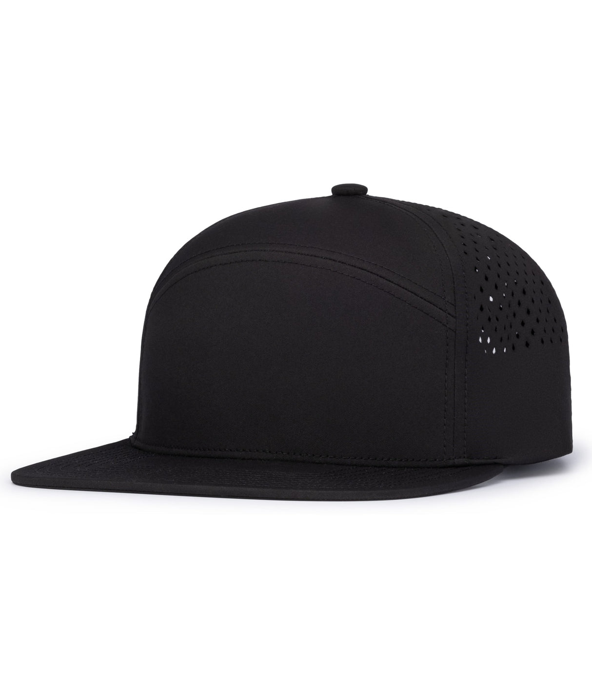 Perforated 6-Panel Arch Cap Unisex Accessories Hats & Caps