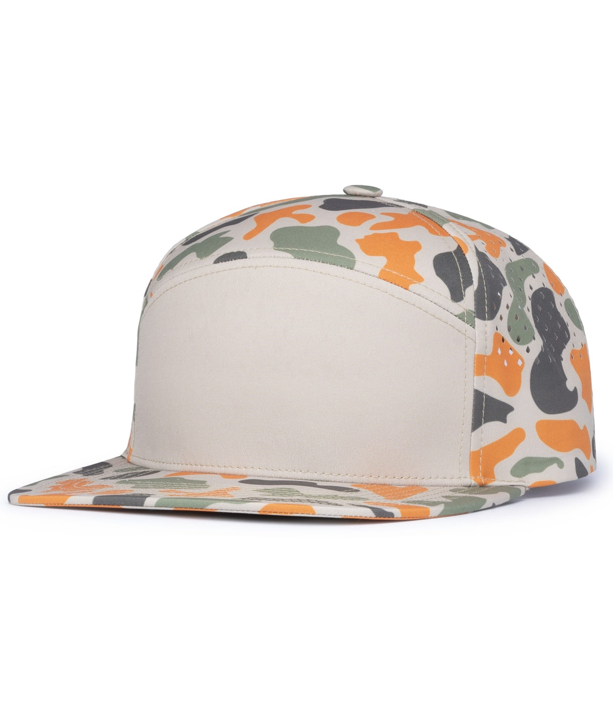 Perforated 6-Panel Arch Cap Unisex Accessories Hats & Caps