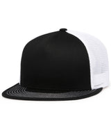 Pacific Headwear D-Series 5 Panel Trucker Snapback Unisex Accessories Hats & Caps