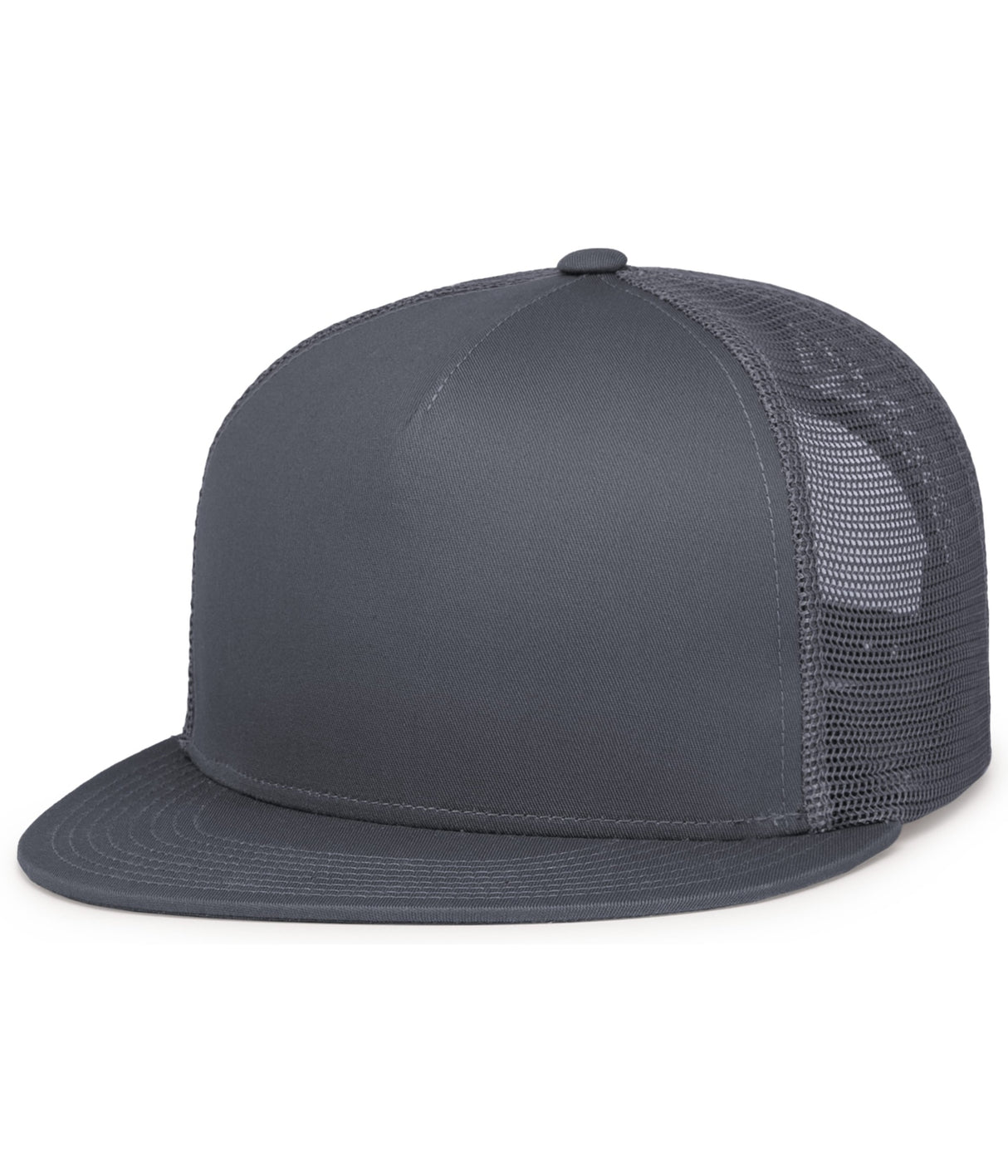 Pacific Headwear D-Series 5 Panel Trucker Snapback Unisex Accessories Hats & Caps