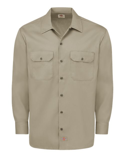 Dickies Men's Long Sleeve Work Shirt Corporate Apparel Shirts & Tops